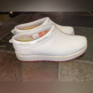 White clogs